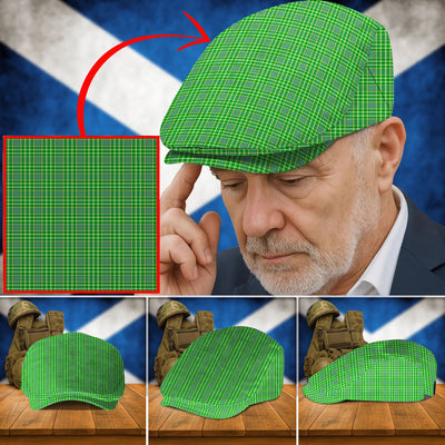 Clan Currie Tartan Flat Cap IT74