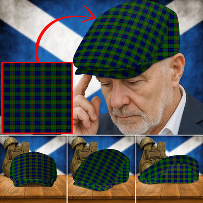 Clan Dundas Modern Tartan Flat Cap BA87