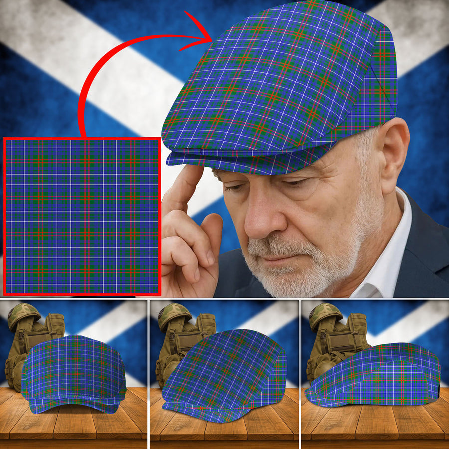 Clan Edmonstone Tartan Flat Cap
