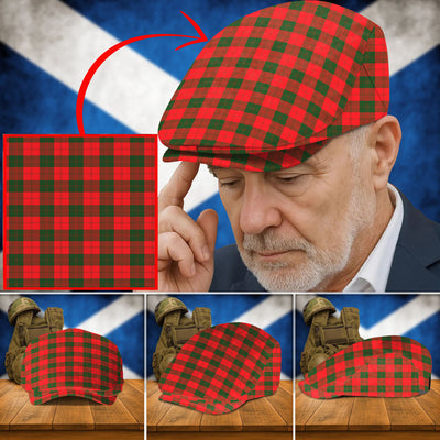 Clan Erskine Modern Tartan Flat Cap HW94