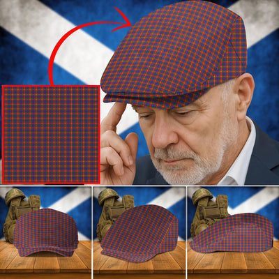 Clan Fraser of Lovat Tartan Flat Cap AF93