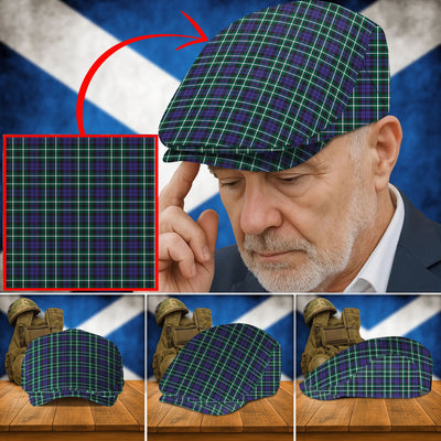 Clan Graham of Montrose Modern Tartan Flat Cap AU12