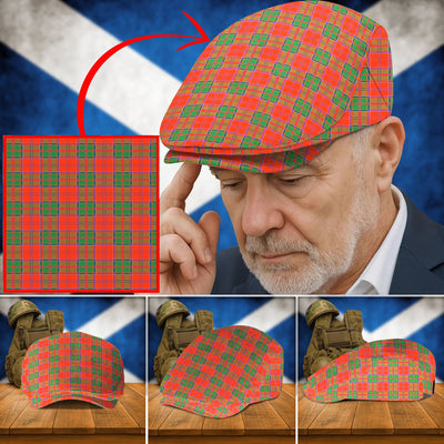 Clan Grant Ancient Tartan Flat Cap RJ72