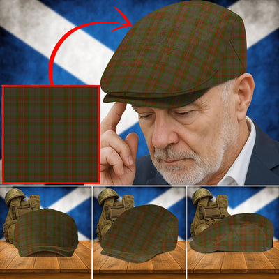 Clan Gray Tartan Flat Cap NH39