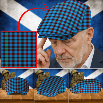 Clan Home Ancient Tartan Flat Cap YU98