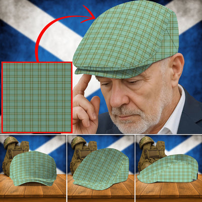 Clan Kelly Dress Tartan Flat Cap DP77