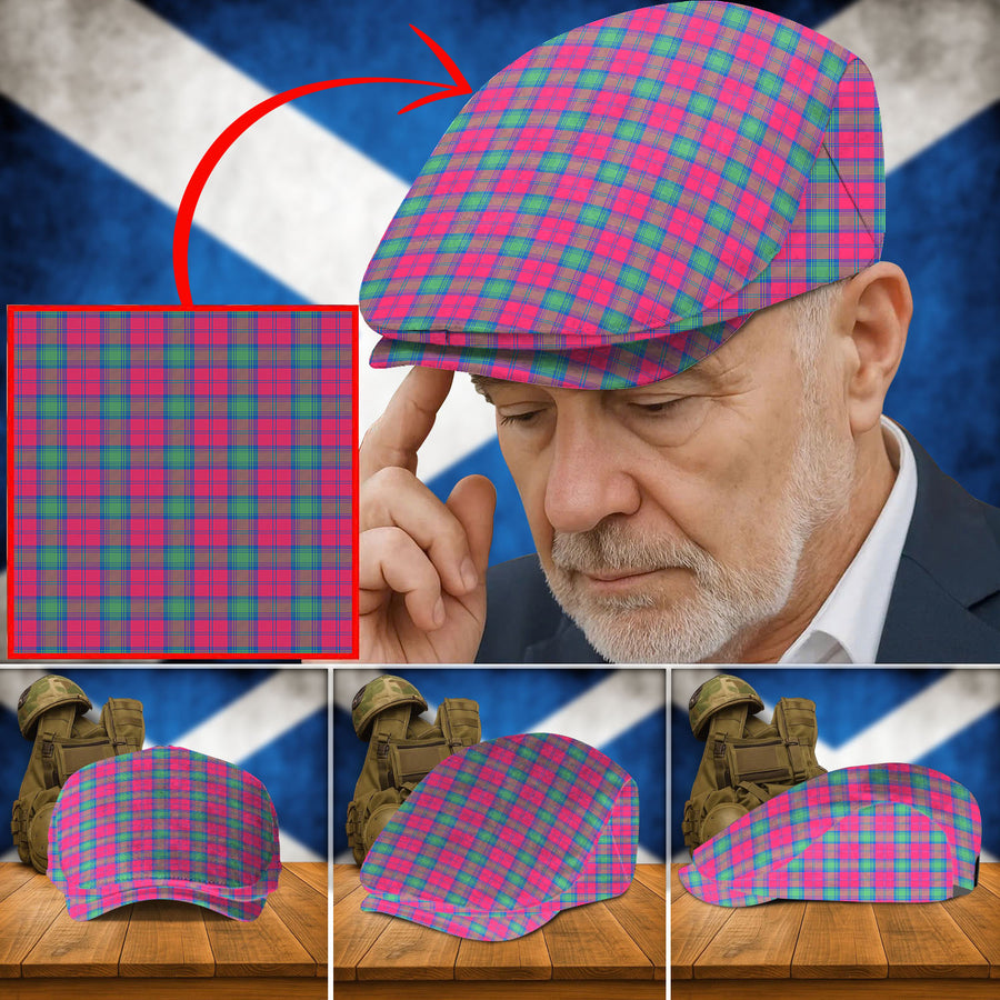 Clan Lindsay Ancient Tartan Flat Cap