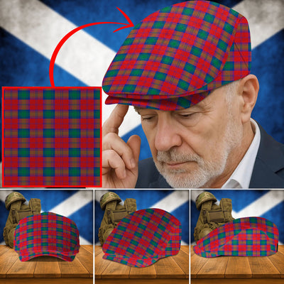 Clan Lindsay Modern Tartan Flat Cap XA95
