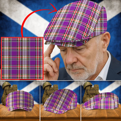 Clan Lockwood Tartan Flat Cap VM45