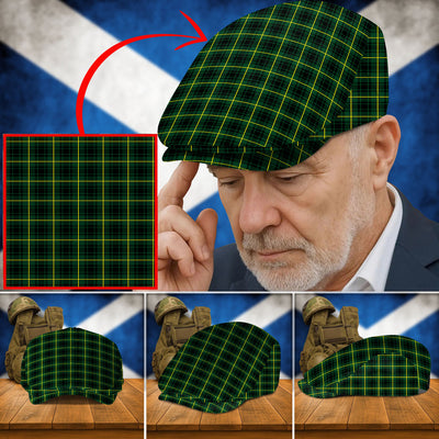 Clan MacArthur Modern Tartan Flat Cap GS54