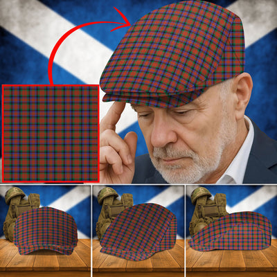 Clan MacDuff Hunting Modern Tartan Flat Cap FI22