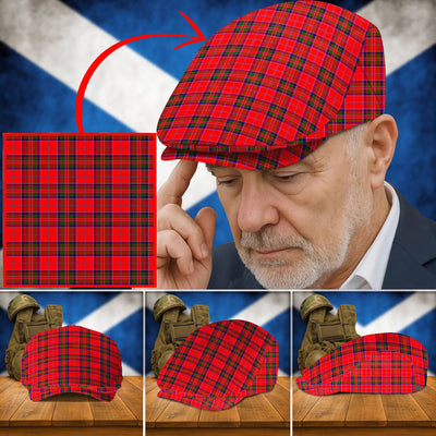 Clan MacGillivray Modern Tartan Flat Cap IB44