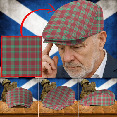 Clan MacGregor Hunting Ancient Tartan Flat Cap LL71