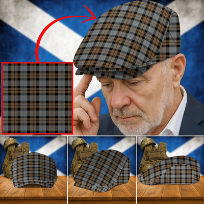 Clan MacKay Weathered Tartan Flat Cap MI37
