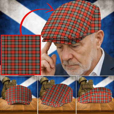 Clan MacLachlan Weathered Tartan Flat Cap YR36