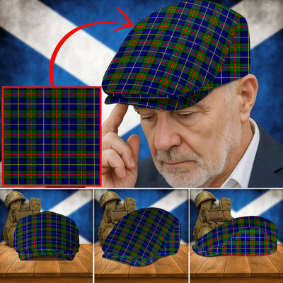 Clan MacLeod of Harris Modern Tartan Flat Cap QR49