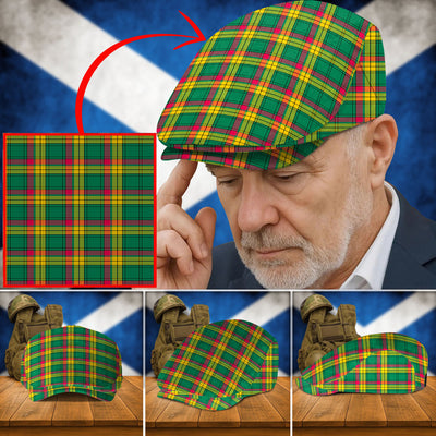 Clan MacMillan Old Ancient Tartan Flat Cap SD18