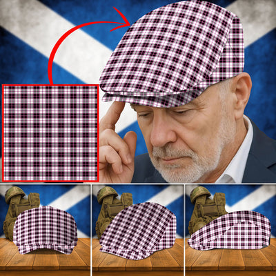 Clan MacPherson Hunting Modern Tartan Flat Cap AB53