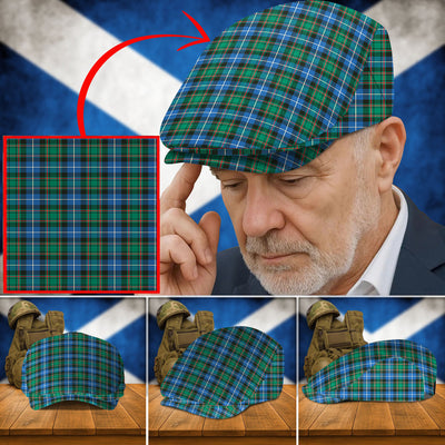 Clan MacRae Hunting Ancient Tartan Flat Cap LP77