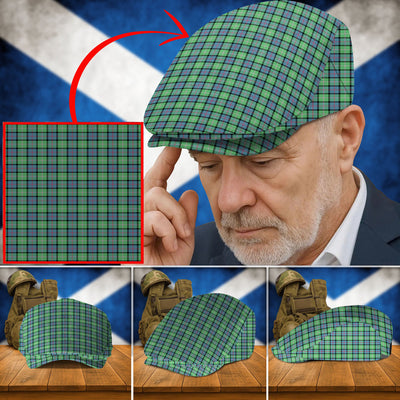 Clan MacThomas Ancient Tartan Flat Cap QB30