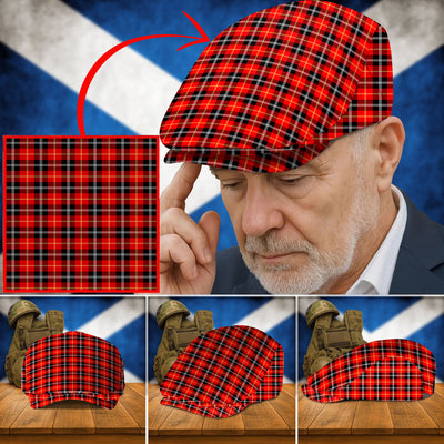 Clan Marjoribanks Tartan Flat Cap ST88