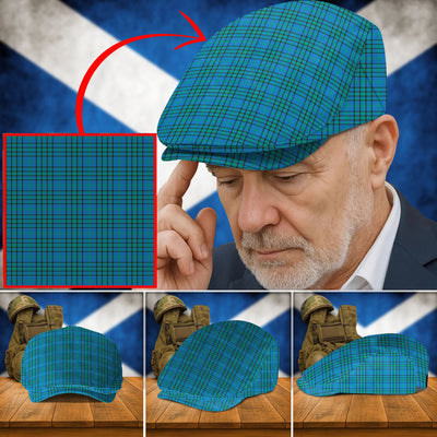 Clan Matheson Hunting Ancient Tartan Flat Cap JG65