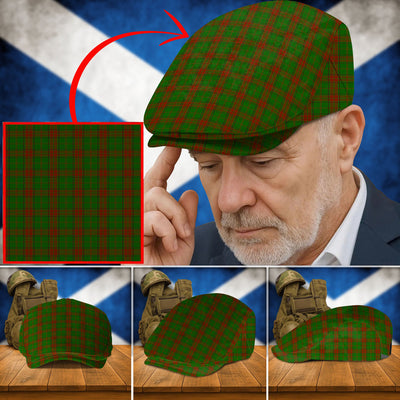 Clan Maxwell Hunting Tartan Flat Cap PF44
