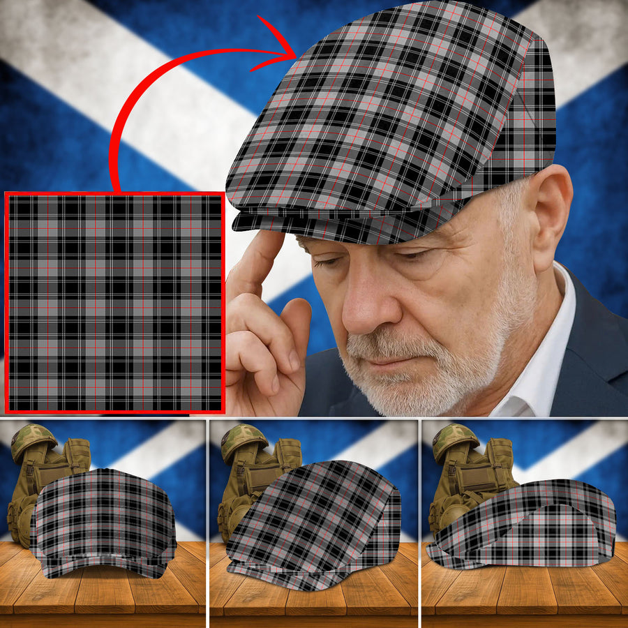 Clan Moffat Modern Tartan Flat Cap