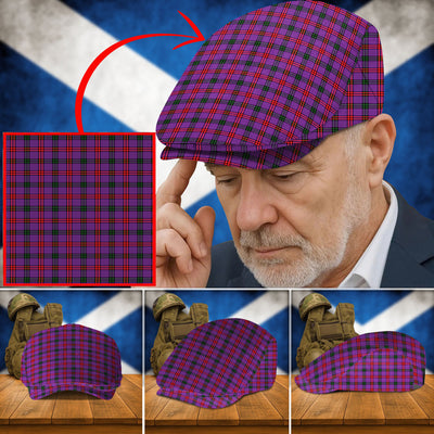 Clan Montgomery Modern Tartan Flat Cap JG16