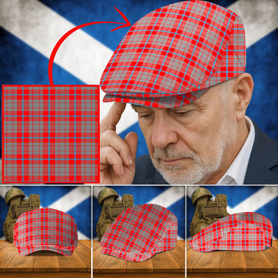 Clan Moubray Tartan Flat Cap LI57