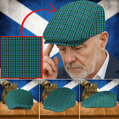 Clan Mowat Tartan Flat Cap JL23