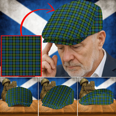 Clan Newlands Tartan Flat Cap LY36