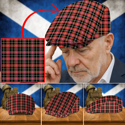 Clan Norwegian Night Tartan Flat Cap SE16