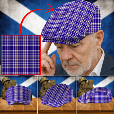 Clan Ochterlony Tartan Flat Cap XO56