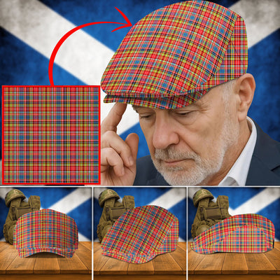 Clan Ogilvie of Airlie Ancient Tartan Flat Cap YQ76