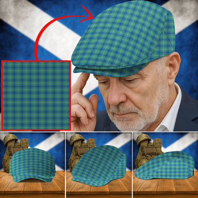 Clan Oliphant Ancient Tartan Flat Cap SV55