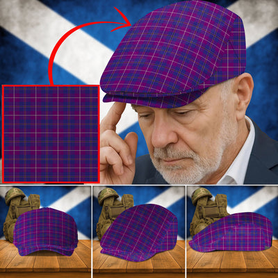 Clan Pride of Glencoe Tartan Flat Cap KY43