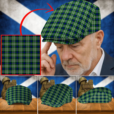 Clan Purves (Tweedside) Tartan Flat Cap LX38