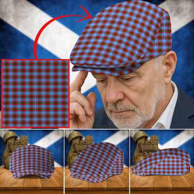 Clan Skirving (Edinburgh) Tartan Flat Cap LH96