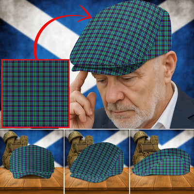 Clan Stevenson Tartan Flat Cap BA84