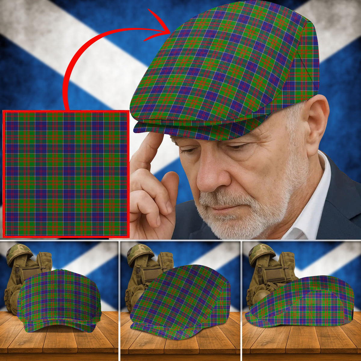 Clan Stewart of Appin Hunting Modern Tartan Flat Cap XP82 Stewart of Appin Hunting Modern Tartan Tartan Today