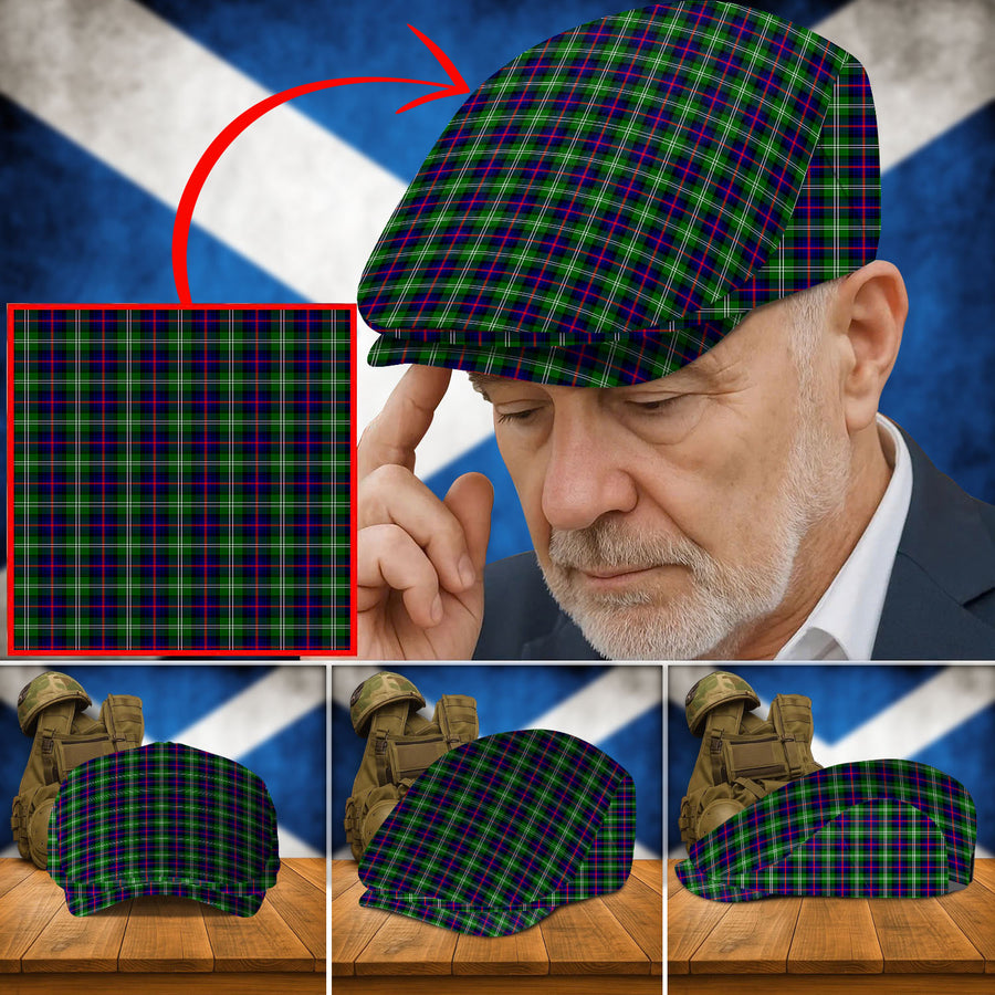 Clan Sutherland Modern Tartan Flat Cap