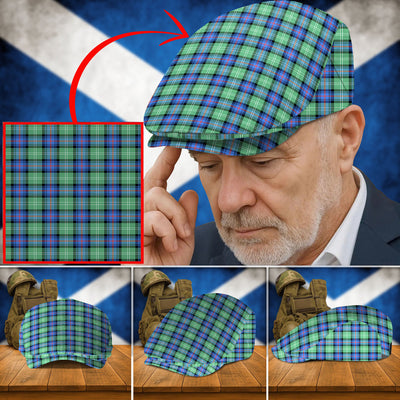Clan Sutherland Old Ancient Tartan Flat Cap YU47