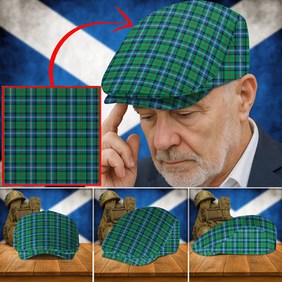 Clan Urquhart Ancient Tartan Flat Cap YG51