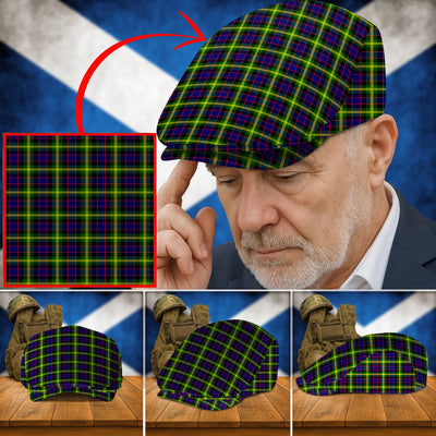 Clan Watson Modern Tartan Flat Cap LX10