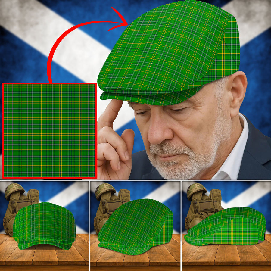 Clan Wexford County Tartan Flat Cap LL70 Wexford County Tartan Tartan Today