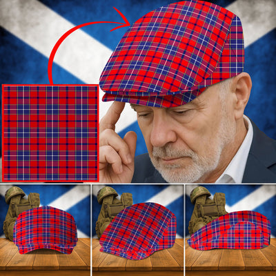 Clan Wishart Dress Tartan Flat Cap YF20