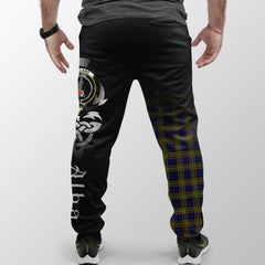 Clan Clelland Modern Tartan Crest Jogger Sweatpants  Alba Celtic Style ZH63 Clan Clelland Tartan Today   