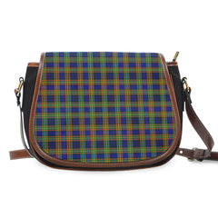 Clan Clelland Modern Tartan Saddle Handbags JW30 Clan Clelland Tartan Today   