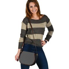 Clan Clergy Grey Tartan Saddle Handbags YU44 Clan Clergy Tartan Today   